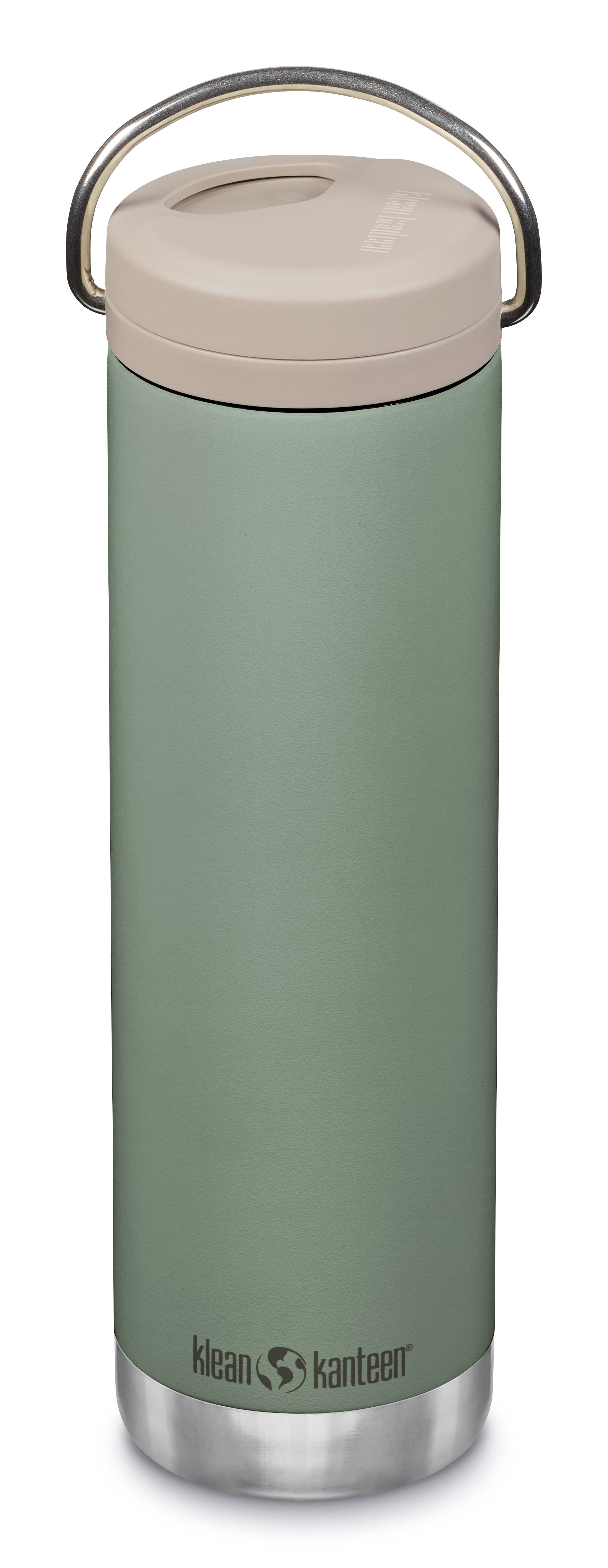 Klean Kanteen 20 fl oz Insulated Water Bottle Twist Cap Sea Spray, 1