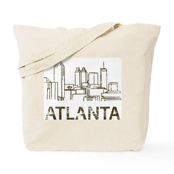 CafePress - Vintage Atlanta Tote Bag - Unisex Canvas Tote Bag, Beige, 1-Piece