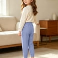 thumbnail image 6 of Maean Little Girls Thermal Leggings Toddler Kids Fall Winter Warm Comfy Bottoms Soft Stretchy Legging, 6 of 7