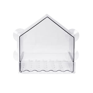 Nature's Way Clear View Window Bird Feeder, 2-Cup