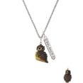 thumbnail image 2 of Delight Jewelry Resin Sitting Owl Silvertone Balance Bar Charm Necklace, 23", 2 of 4