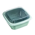 thumbnail image 1 of Colador de cocina plegable 2 en 1, juego de colador de frutas y verduras, cesta de lavado multifuncional, conservación de alimentos, 1 of 8