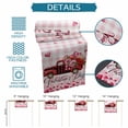 thumbnail image 6 of Valentine's Day Table Runner 120 Inches Long Farmhouse Dress Scarves, Roses Car Love Hearts Romantic Pink Plaid Dining Tablerunner for Coffee Table/Kitchen Island/Party Décor, 13" x 120", 6 of 8