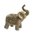 thumbnail image 4 of LOVIVER Elephant Figurine Animal Sculpture Resin, Tabletop Ornament, Decorative Statue for Desk Bedroom Fireplace Entrance Home Decor Gold, 4 of 8