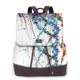 thumbnail image 1 of Balery Colorful Floral Jellyfish Mochila de Cuero para Mujeres, Gran Capacidad, Bolsa de Viaje Multifuncional, Mochila de Cuero y Bolsa de Hombro para Mujeres, 1 of 4
