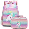 thumbnail image 1 of Mochila Octsky Unicorn Kids de 28 x 10 x 38 cm con lonchera, 1 of 7