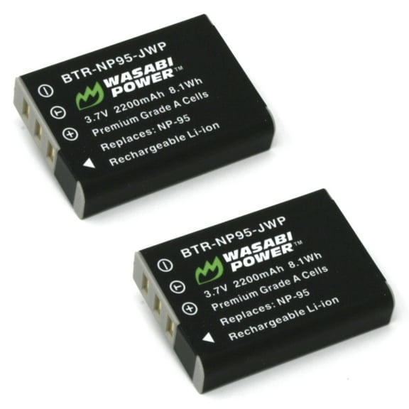 Wasabi Power Battery for Fujifilm NP-95 (2-Pack)