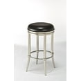 thumbnail image 4 of Hillsdale Furniture Cadman Counter Backless Height Swivel Stool, Matte Nickel, 4 of 4