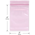 thumbnail image 2 of Plymor 3" x 4" (Pack of 200), 4 Mil Heavy Duty Anti-Static Zipper Reclosable Plastic Bags, 2 of 3