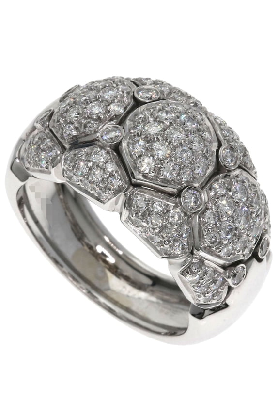 Pre-Owned Piaget Grandcy Diamond Ring #55, 18K White Gold, Women's.
