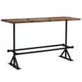 thumbnail image 3 of vidaXL Bar Table Kitchen Table Bistro Table Solid Reclaimed Wood Multicolor, 3 of 28