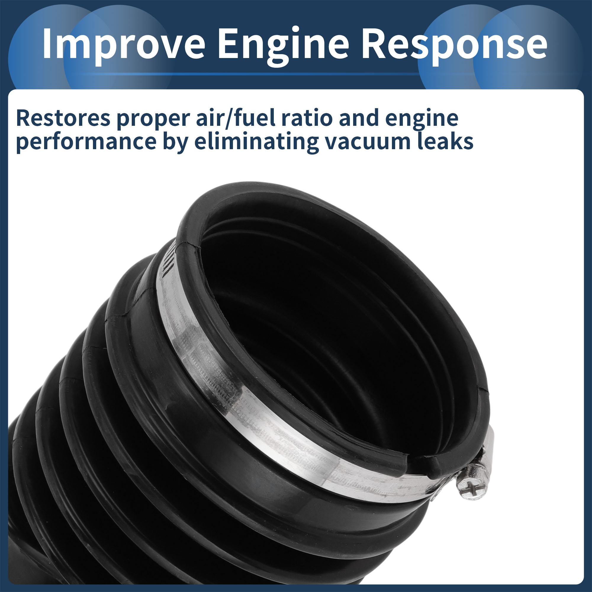 Unique Bargains Engine Air Intake Hose for Acura TL 2009-2010 No.17228R70A00 Rubber
