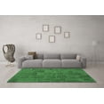 thumbnail image 3 of Ahgly Company Indoor Rectangle Patchwork Emerald Green Transitional Area Rugs, 5' x 8', 3 of 4