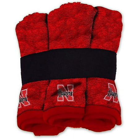 NCAA Nebraska Cornhuskers Wash Cloth Set, 6-Pack