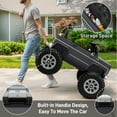 thumbnail image 4 of 24V Ride on Car 2 Seater, Licensed Chevrolet Cheyenne Powered Ride on Toy Truck with Remote Control, 4 Wheels Electric Vehicle Giftable Toy Car for Kids Aged 3-8, Spring Suspension, Grey, 4 of 10