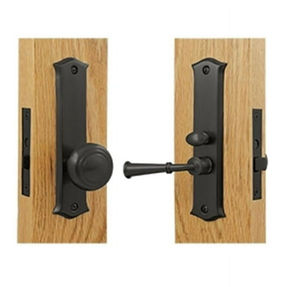 Classic Storm Door Latch with Mortise Lock- Oil Rubbed Bronze - Solid