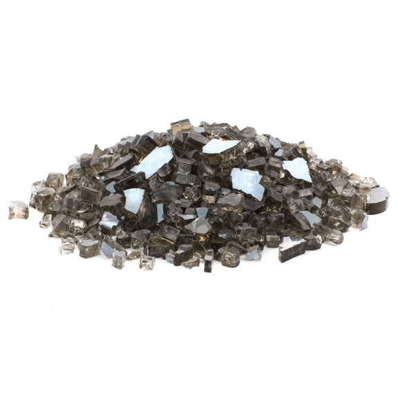 1/4" 20 lb. Bronze Brown Reflecitive Fire Glass