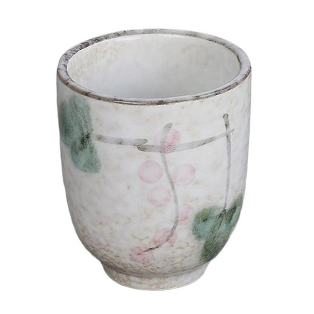 Mini taza de té de cerámica de 160 ml, taza de café de 5 oz para beber té, F F