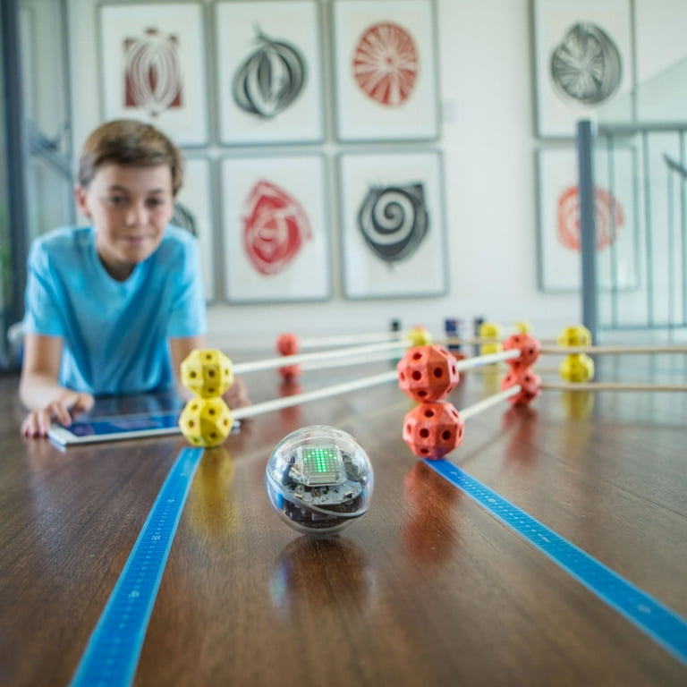 Sphero BOLT: App-Enabled Robot Ball with Programmable Sensors + LED Matrix,  Infrared & Compass - STEM Educational Toy for Kids - Learn JavaScript