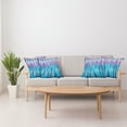 thumbnail image 4 of Ambesonne Ombre Throw Pillow Cover 4 Pack, Retro 60's Style Hippie, 18", Blue Pink, 4 of 6