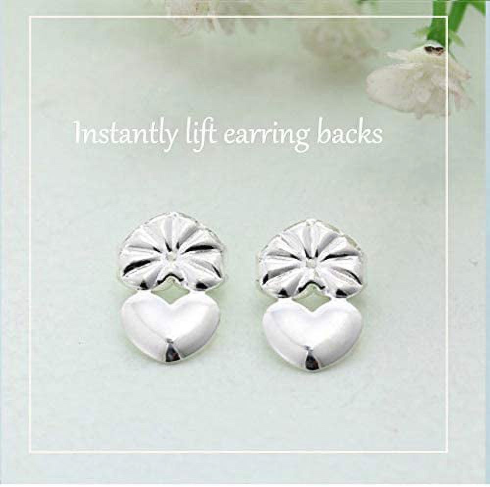 Instant Lift Earring Backs Silver