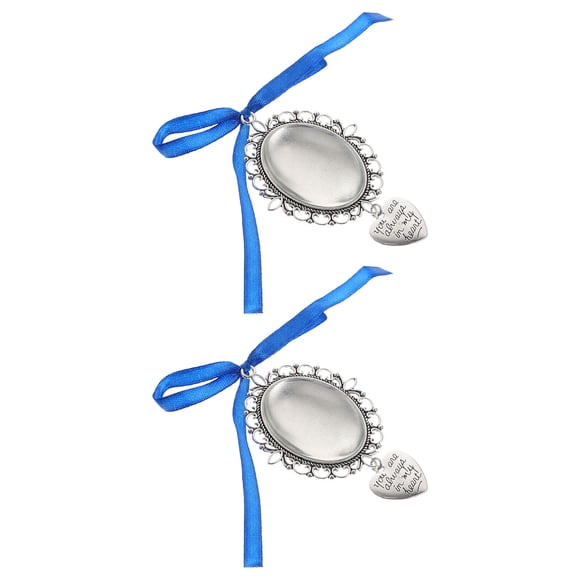 OHOIOLLA 2Ud Dijes Para De Boda Con Marco Ovalado Y Clip Para Decoraciones Elegantes