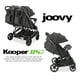 thumbnail image 3 of Joovy Kooper RS2 Lightweight Travel Double Stroller Featuring Dual Snack Trays, One-Handed Fold, Multi-Position Reclining Seats, Adjustable Leg Rests, and 2 Zippered Pockets for Storage, 3 of 5