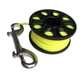 thumbnail image 4 of Carrete de buceo de 3 pulgadas con gancho de acero inoxidable compacto para despliegue de boyas Amarillo fluorescente, 4 of 9