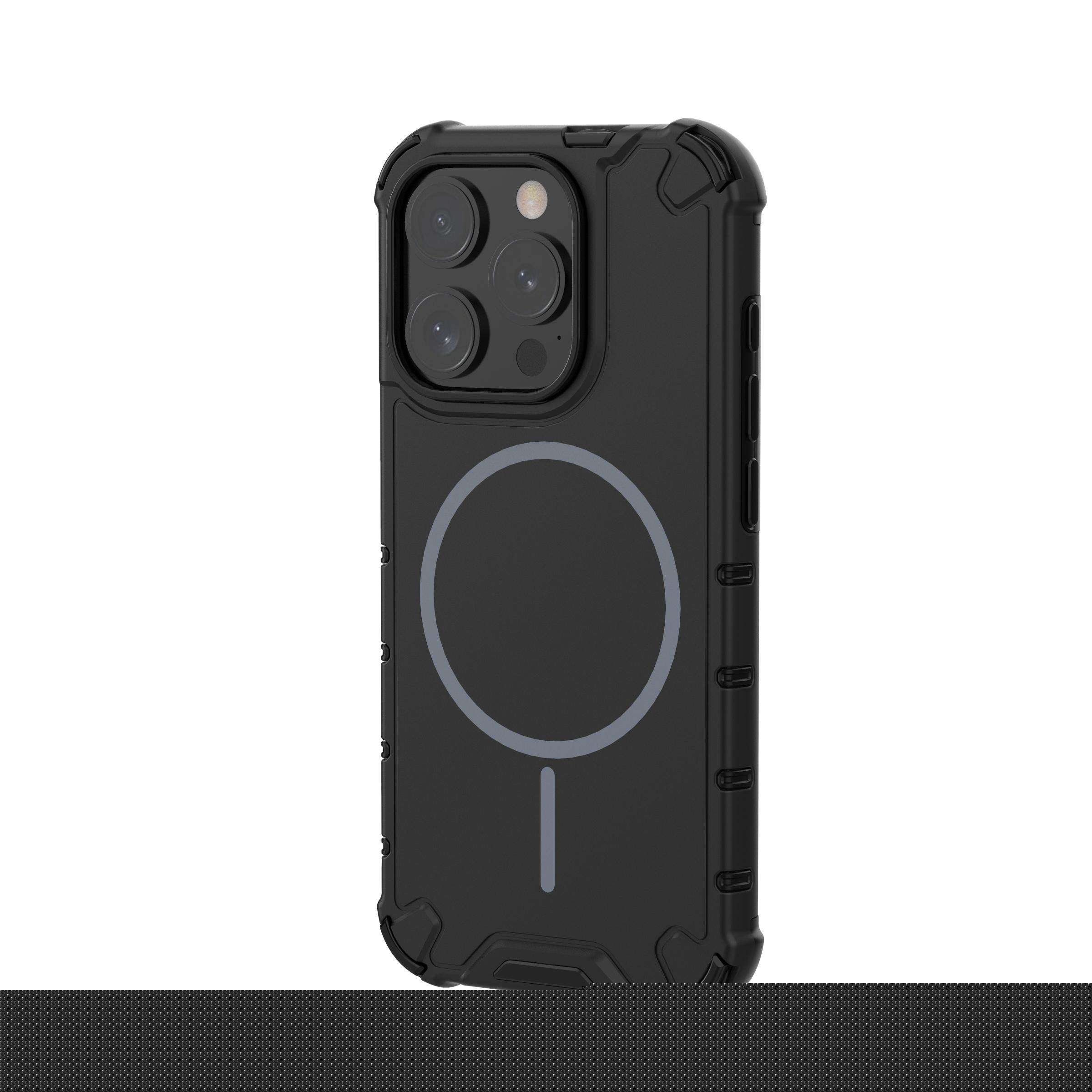 thumbnail image 4 of Allytechgroup Magnetic Case for iPhone 14 Pro Max, Hard PC Soft TPU Rugged Heavy Duty Durable Cover Case Support Wireless Charging Shockproof Protective Back Cover for iPhone 14 Pro Max, Darkblue, 4 of 15