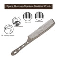 thumbnail image 3 of Professional Hair Comb, Anti- Static Hairdressing Comb, Space Aluminum Stainless Steel Beauty Comb, 3 of 8