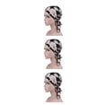 thumbnail image 1 of stanreset Fashion Print Flowers Women Inner Hijabs Cap Muslim Ruffle Chemo Hat Type1 NO1, 1 of 6