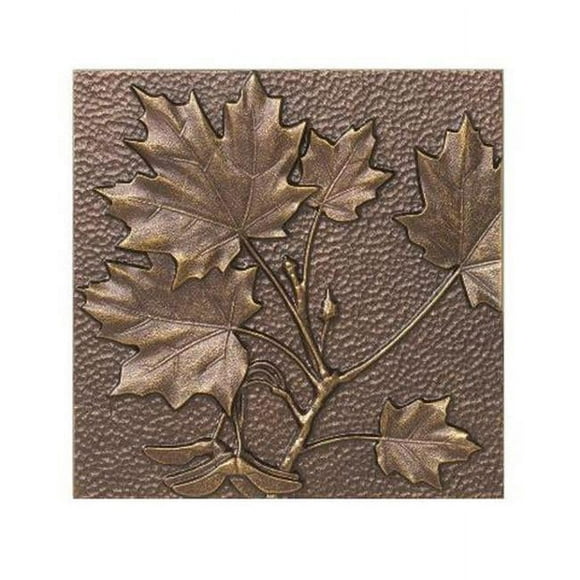 Whitehall Products 10243 Décoration Murale en Feuille d'Érable - Cuivre Antique