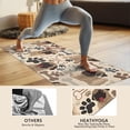 thumbnail image 4 of Pug and Footprint Hot Yoga Mat Towel Non Slip for Hot Yoga - Quick-Drying Yoga Mat Cover with 4 Corner Pockets with Travel Bag - Hot Yoga Towel Non Slip 74"x26", 4 of 6