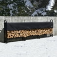 thumbnail image 3 of ShelterLogic Firewood Rack-in-a-Box Black Heavy Duty Firewood Rack With Cover 12 Ft., 3 of 10