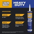 thumbnail image 4 of Adhesivo de construcción Liquid Uñas Heavy Duty 828 ml, color canela, 4 of 7