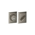thumbnail image 4 of Schlage Lock Company B60ADD716 Single Cylinder Grade 1 Deadbolt with Decorative Addison Rose, Aged Bronze, 4 of 6