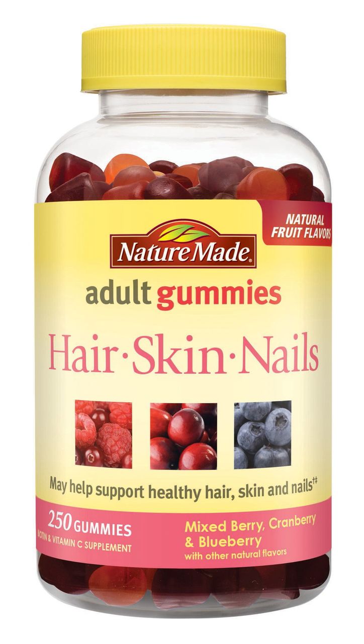Product Of Nature Made Hair Skin And Nails Gummy Supplement 250
