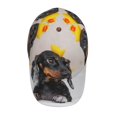 thumbnail image 4 of Disketp Dachshund Sitting In Bathtub Print Baseball Caps For Outdoor Sports Fashion Casual Outdoor Caps Men Women, 4 of 8