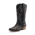 thumbnail image 1 of Botas DREAM PAIRS SDMB2403W para mujer, vaqueras de media caña, 1 of 7