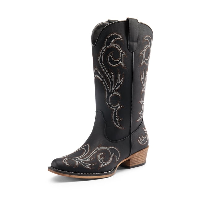 Botas DREAM PAIRS SDMB2403W para mujer, vaqueras de media caña