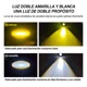 thumbnail image 3 of Faros Led Impermeables Color Doble Para Auto Motocicleta 60w, 3 of 8