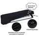 thumbnail image 4 of Funda protectora para piano electrónico digital de 66 y 88 teclas con hebilla de cuerda retráctil, resistente al agua, cubierta superior completamente cerrada, 4 of 5