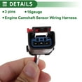 thumbnail image 4 of Arneses de cableado del sensor de 3 pines para el sensor de árbol de levas del motor para Dodge Avenger 99-95 No.12126471 ensamblaje de cable de sensor eléctrico 1 Pc 16gauge, 4 of 6