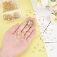 thumbnail image 3 of 100Pcs Stainless Steel Earring Making Kit Gold Color Earring Hooks 100Pcs Jump Rings and 100Pcs Earring Backs for DIY Jewelry Making Hole: 1.8mm Pin: 0.7mm, 3 of 6