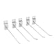 thumbnail image 1 of Ganchos De Pared De Listones, Ganchos Plateados Para Colgar En La Pared De Listones De Fácil Instalación Para Supermercados, 1 of 7
