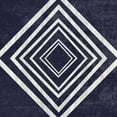 thumbnail image 3 of Lewis, Sheldon 15x15 Black Modern Framed Museum Art Print Titled - Indigo Geometrical Gem 4, 3 of 5