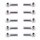 thumbnail image 1 of 10pcs Varillas de Cabeza de Bola de Metal para HPI HSP E- Savage Flux RC Plata, 1 of 9