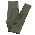 thumbnail image 7 of MXUIKV Leggings Pants for Women Tight Fitted Elastic High Waist Workout Yoga Trousers Solid Color(Medium,Army Green), 7 of 7