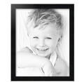 thumbnail image 2 of ArtToFrames 16" x 20" Satin Black Double Step Lip Picture Frame, 16x20 inch Black Wood Poster Frame (WOM-1418), 4 Pack, 2 of 6