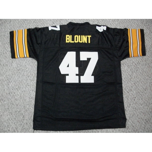 Mel Blount Jersey #47 Pittsburgh Unsigned Custom Stitched Black Football New No Brands/Logos Sizes S-3XL